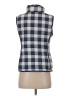 Draper James 100% Polyester Checkered-gingham Blue Vest Size S - photo 2