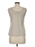 Chico's Ivory Sleeveless T-Shirt Size Med (1) - photo 2
