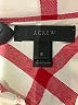 J.Crew Plaid Red Long Sleeve Blouse Size 8 - photo 7