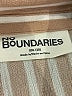 No Boundaries Stripes Tan Short Sleeve Blouse Size 20 - photo 7