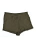 Bebop 100% Rayon Solid Green Shorts Size M - photo 1