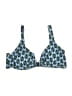 Boden Hearts Blue Swimsuit Top Size 2 - photo 1