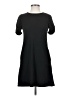 Aqua Solid Black Casual Dress Size S - photo 1