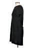 Aqua Solid Black Casual Dress Size S - photo 5