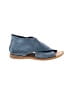 Born 100% Leather Blue Sandals Size 8 - photo 1