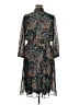 Sandra Darren 100% Polyester Paisley Green Casual Dress Size XL - photo 2