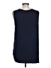 Merona 100% Polyester Gray Sleeveless Blouse Size L - photo 2