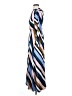 Topshop 100% Polyester Stripes Blue Casual Dress Size 4 - photo 5