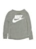 Nike Gray Long Sleeve Top Size 2T - photo 1