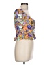 O'Neill Purple Short Sleeve Blouse Size L - photo 4