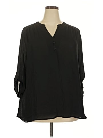Faded Glory 3/4 Sleeve Blouse (view 1)