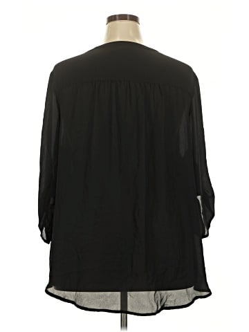 Faded Glory 3/4 Sleeve Blouse (view 2)