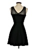 Forever 21 Solid Black Cocktail Dress Size S - photo 2