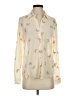 L'Agence 100% Polyester Ivory Long Sleeve Blouse Size XS (tall) - photo 1