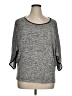 Charming Charlie Gray 3/4 Sleeve Top Size XL - photo 1