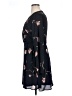 Lush 100% Polyester Print Black Casual Dress Size XL - photo 5
