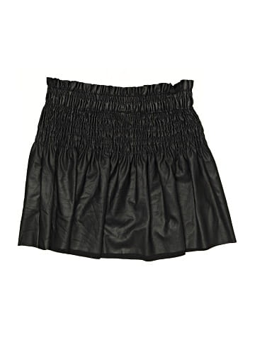 Zara Faux Leather Skirt (view 2)