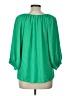 Tyche Green 3/4 Sleeve Blouse Size L - photo 2