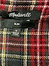 Ellos Plaid Black Long Sleeve Button-Down Shirt Size M - photo 7