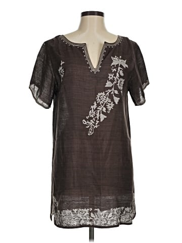 Joie Short Sleeve Silk Top (view 1)