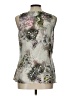 St. John Multi Color Silver Sleeveless Silk Top Size 12 - photo 2
