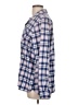 L.L.Bean 100% Cotton Plaid Blue Long Sleeve Blouse Size L - photo 5