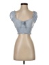 Shein Blue Sleeveless Blouse Size 4 - photo 1