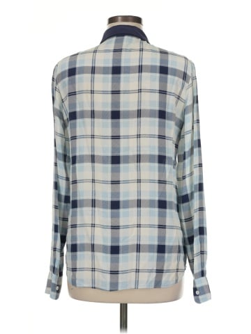 Equipment Long Sleeve Silk Top (view 2)