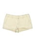 Express Solid Yellow Ivory Khaki Shorts Size 12 - photo 1