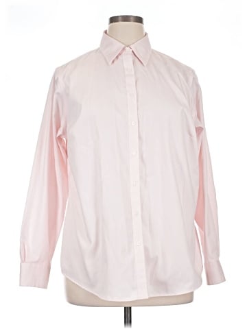 Jones New York Signature Long Sleeve Button-Down Shirt (view 1)