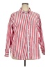 Universal Thread Stripes Red Long Sleeve Button-Down Shirt Size XXL - photo 1