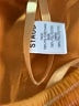 STAUD 100% Polyurethane Metallic Gold Athletic Shorts Size L - photo 3