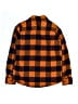 Lands' End 100% Cotton Checkered-gingham Orange Long Sleeve Button-Down Shirt Size 12 - photo 2