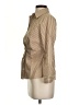 Drew 100% Cotton Stripes Brown Long Sleeve Blouse Size XS - photo 5