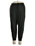 Zac & Rachel Solid Green Track Pants Size 2X - photo 1