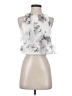 Sachin + Babi 100% Polyester Silver Sleeveless Blouse Size 4 - photo 1