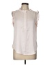 DKNY Ivory Sleeveless T-Shirt Size L - photo 1