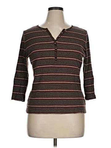 Croft & Barrow Long Sleeve Henley (view 1)