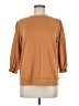 Como Vintage Brown 3/4 Sleeve Top Size M - photo 1