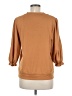 Como Vintage Brown 3/4 Sleeve Top Size M - photo 2