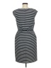 Ann Taylor Stripes Gray Casual Dress Size 8 - photo 2
