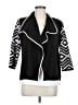 misook Chevron-herringbone Black Blazer Size Med Petite - photo 1