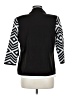 misook Chevron-herringbone Black Blazer Size Med Petite - photo 2