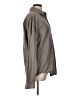 Levi's 100% Cotton Chevron-herringbone Gray Long Sleeve Button-Down Shirt Size L - photo 4