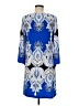 Sandra Darren Paisley Blue Casual Dress Size 8 - photo 2