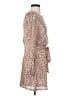 Crystal Sky Metallic Gold Cocktail Dress Size S - photo 4