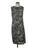Robert Rodriguez 100% Polyester Animal Print Black Gray Cocktail Dress Size S - photo 1