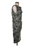 Robert Rodriguez 100% Polyester Animal Print Black Gray Cocktail Dress Size S - photo 4