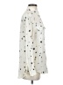 Equipment Stars Ivory Long Sleeve Blouse Size XS - photo 4