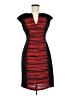 Connected Apparel Graphic Red Cocktail Dress Size 6 - photo 1